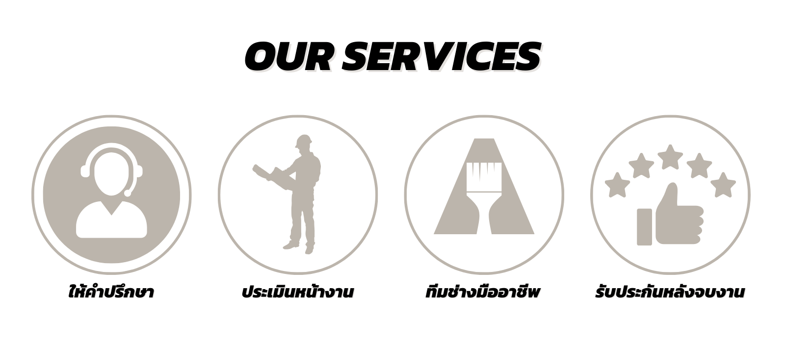 our service